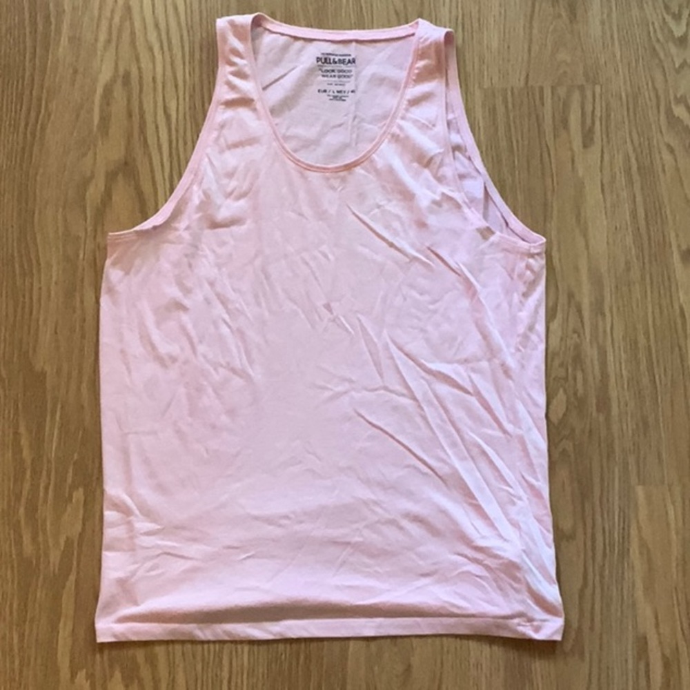 Pull and Bear Tank Top from Spain size Large pink